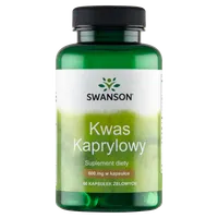 Swanson Kwas kaprylowy, suplement diety, 60 kapsułek