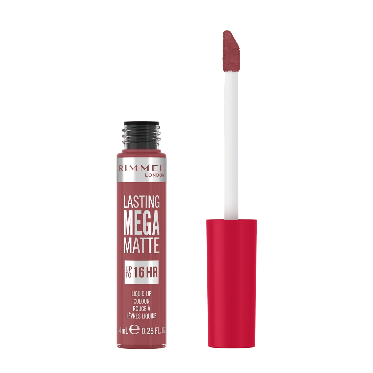 Rimmel Lasting Mega Matte płynna pomadka do ust nr 210 Rose & Shine, 7,4 ml