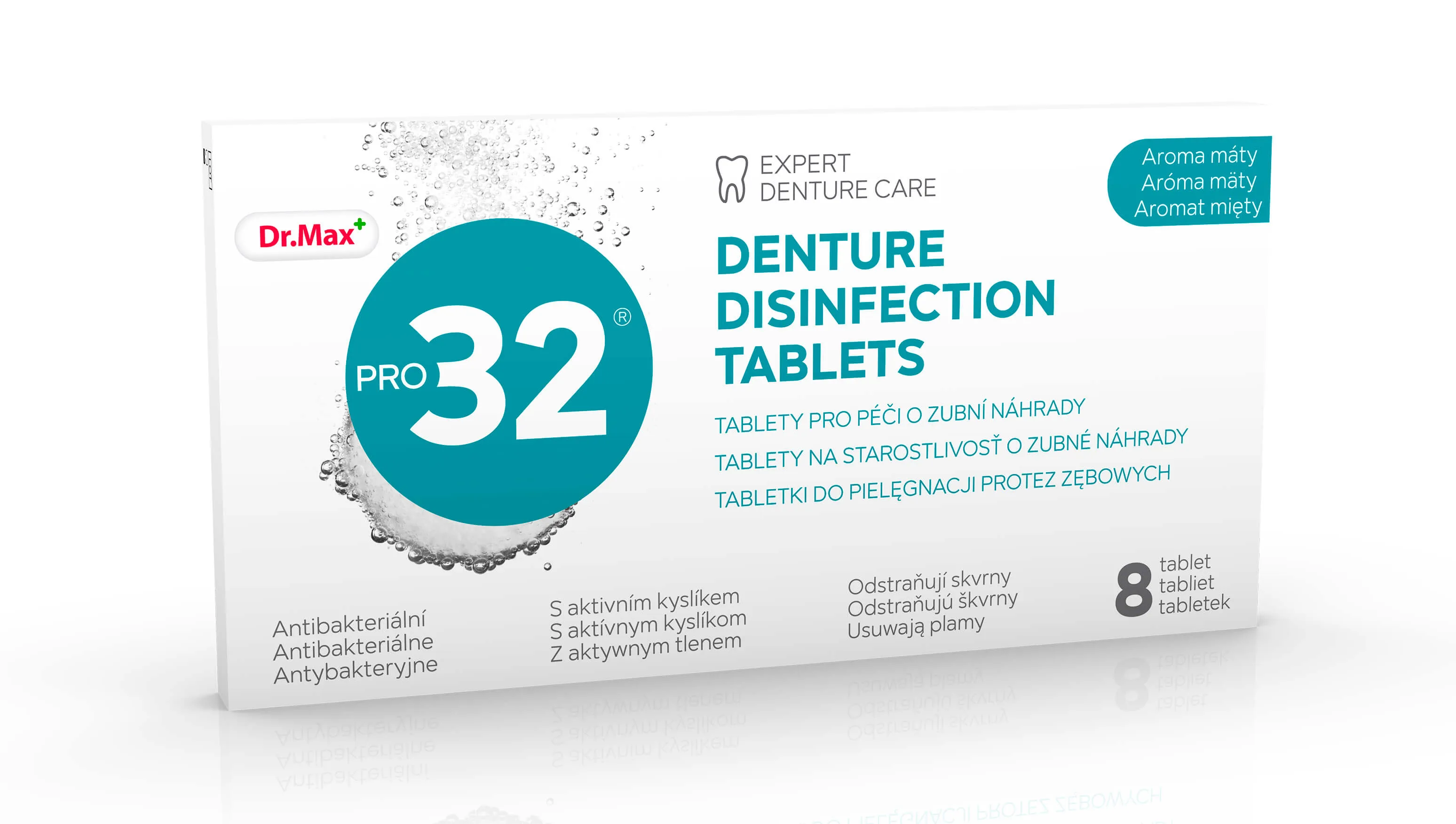 Pro32 Dr.Max, tabletki czyszczące do protez, 8 sztuk