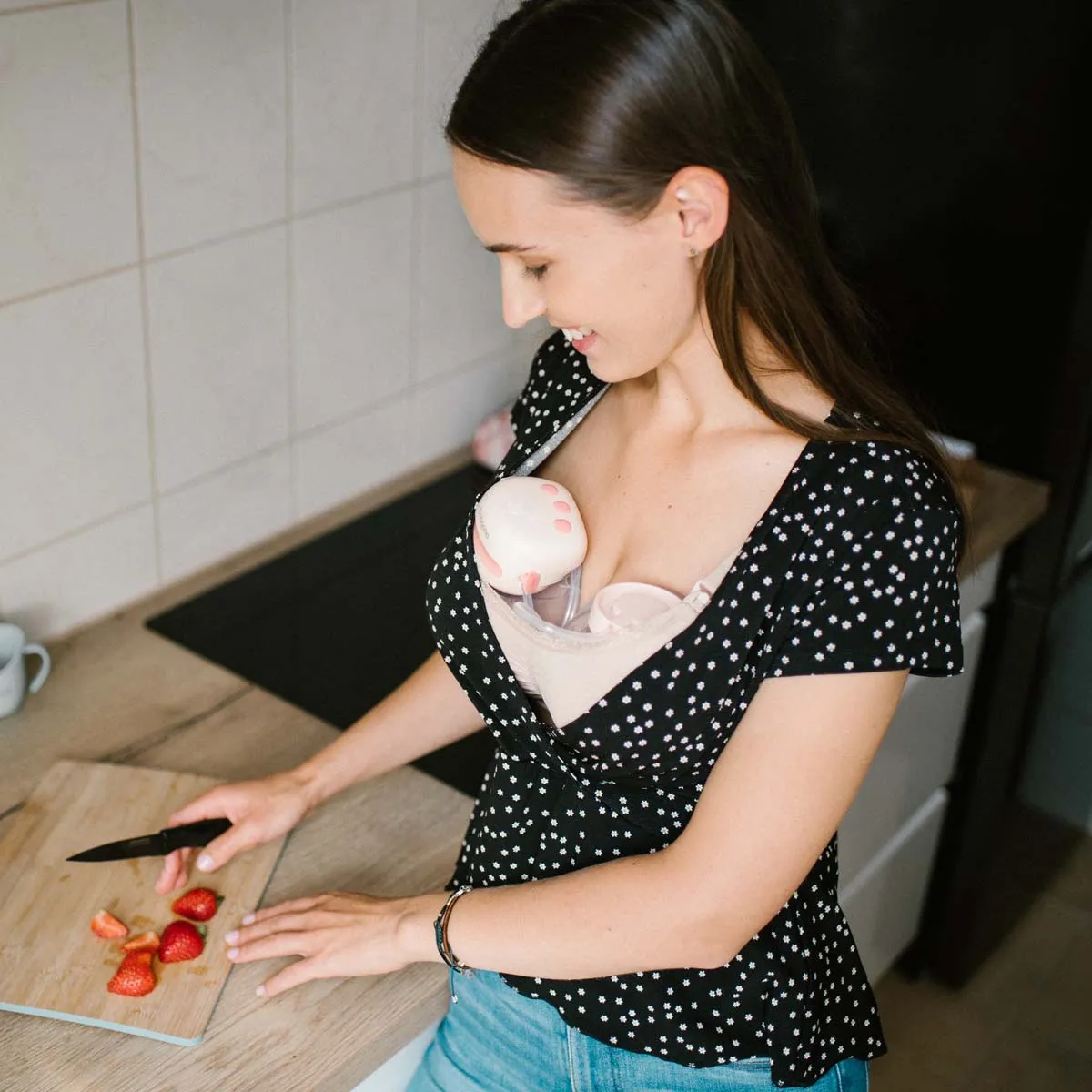 Babyono Twinnny laktator podwójny elektryczny muszlowy, 1 szt.