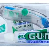 Sunstar Gum Travel Kit, zestaw podróżny do higieny jamy ustnej, 1 sztuka