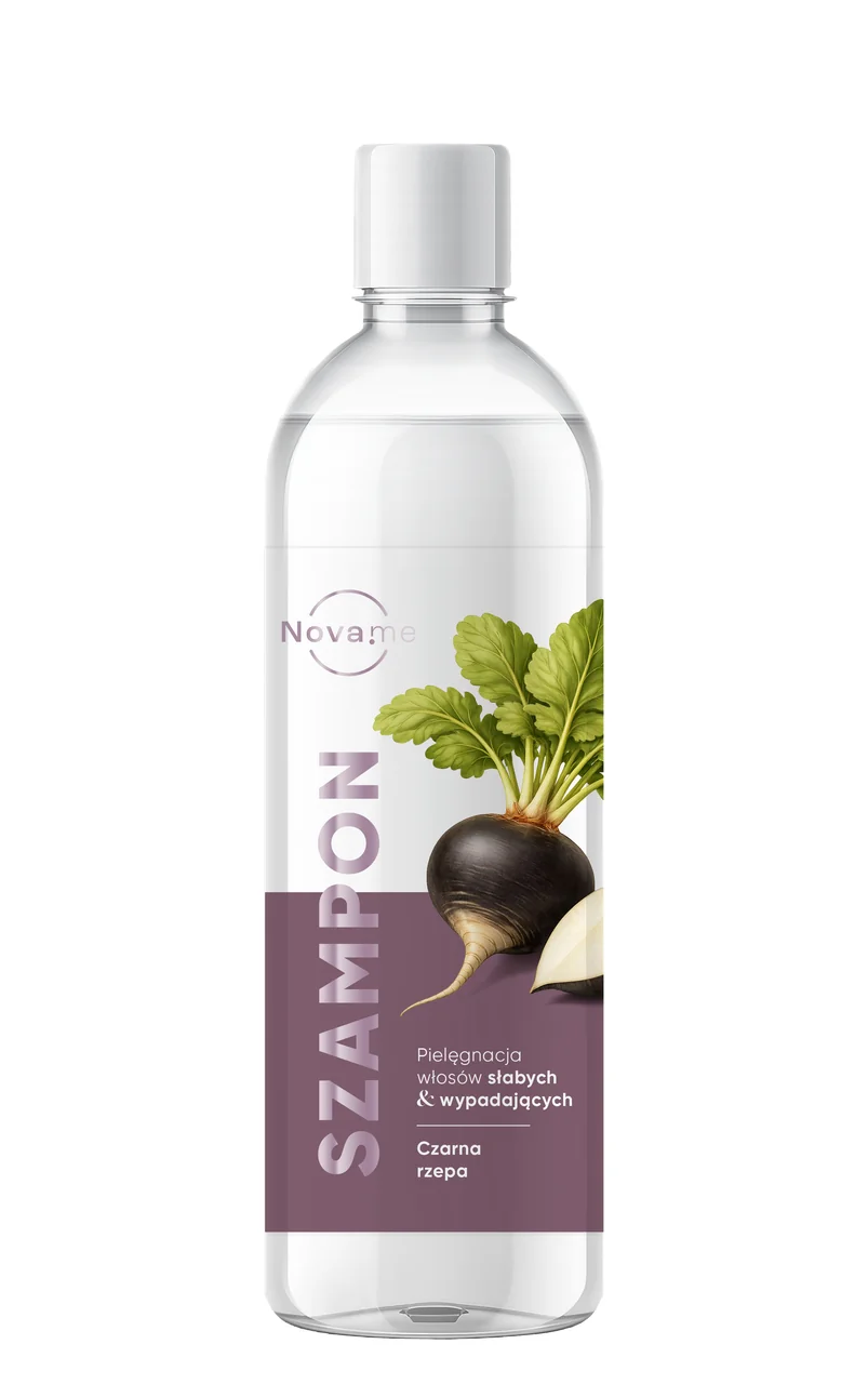 Novame Czarna Rzepa szampon do włosów, 500 ml