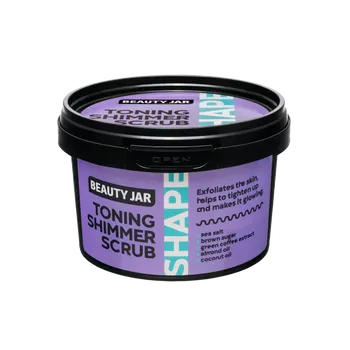 Beauty Jar Toning Shimmer Scrub rozświetlający peeling do ciała, 360 g 