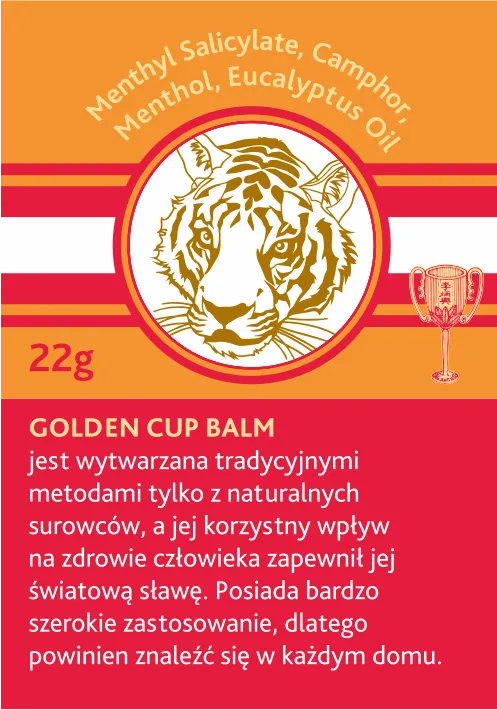 Golden Cup Balm, tajska maść tygrysia, 22 g