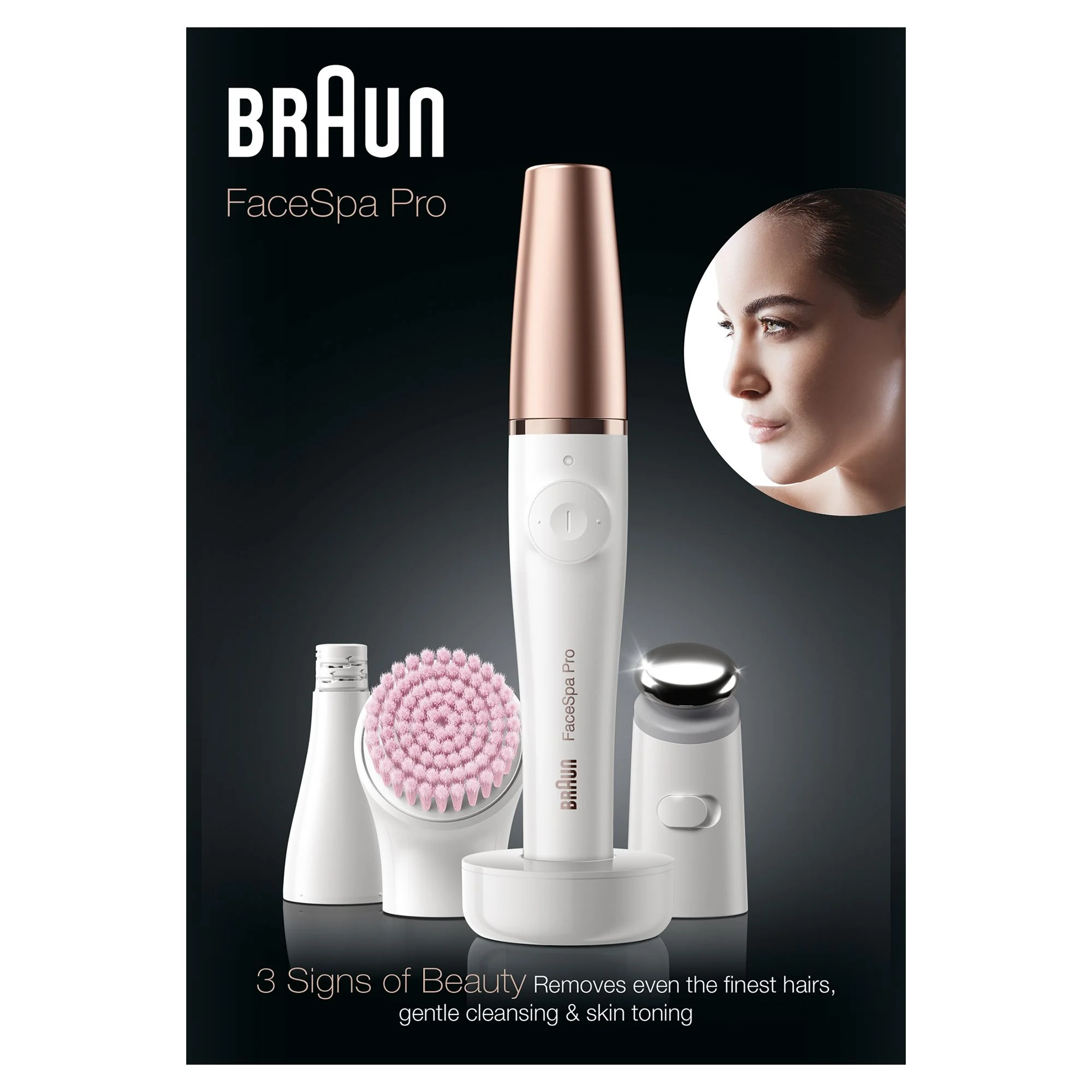 Braun Pro 912 FaceSpa urządzenie do pielęgnacji twarzy 3w1, 1 sztuka