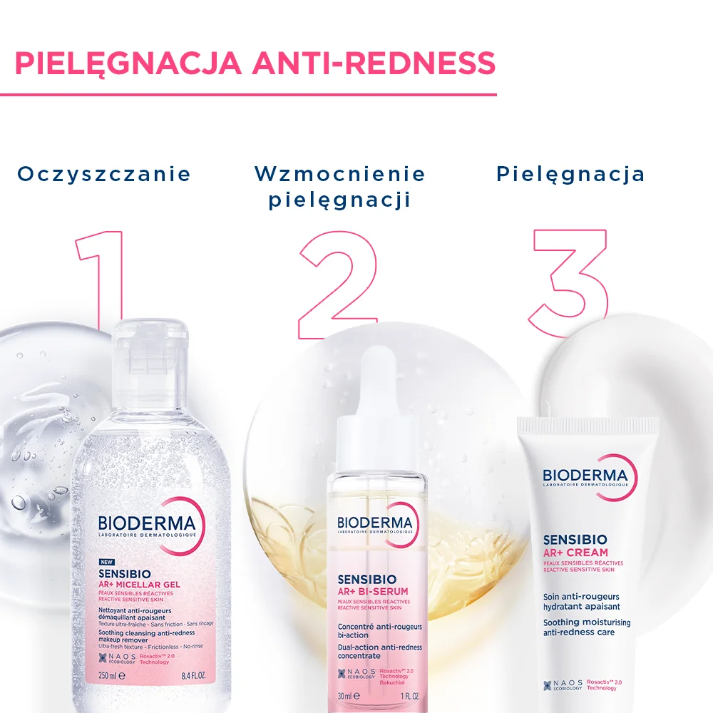Bioderma Sensibio AR+ Micellar żel micelarny do skóry wrażliwej, 250 ml