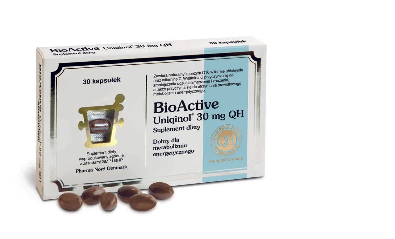 BioActive Uniquinol 30 mg QH, suplement diety, 30 kapsułek
