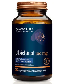 Doctor Life Ubichinol 100 mg Koenzym Q10 aktywny Doctor Life Ubichinol 100 mg Koenzym Q10 aktywny