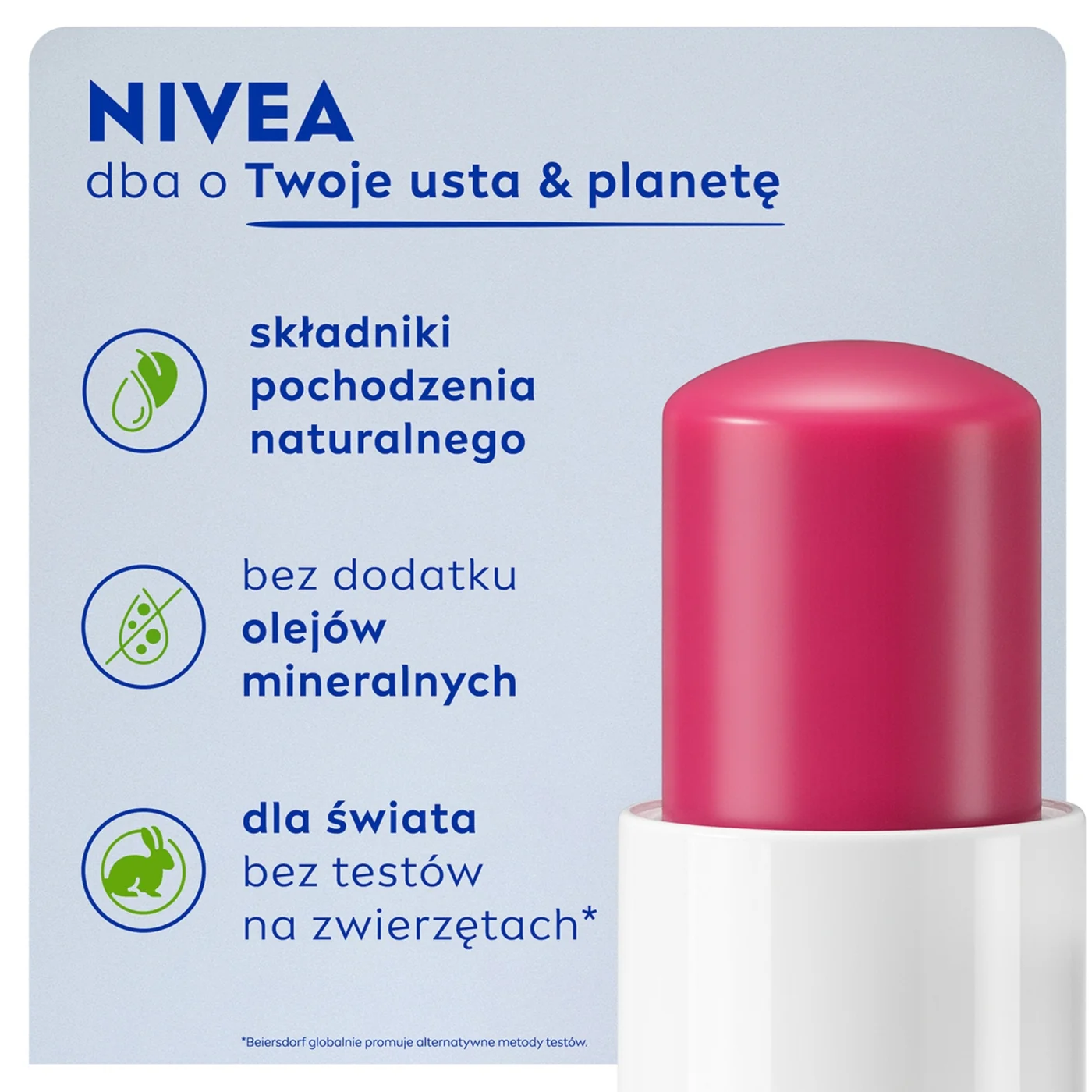 Nivea Disney pielęgnująca pomadka Watermelon Sorbet Vaiana, 4,8 g