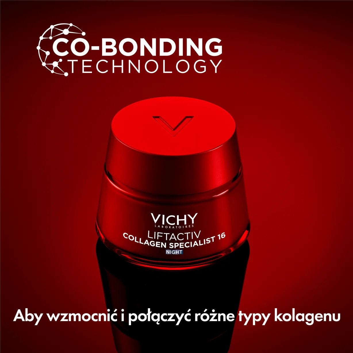 Vichy Liftactiv Collagen Specialist Noc przeciwzmarszczkowy krem na noc, 50 ml
