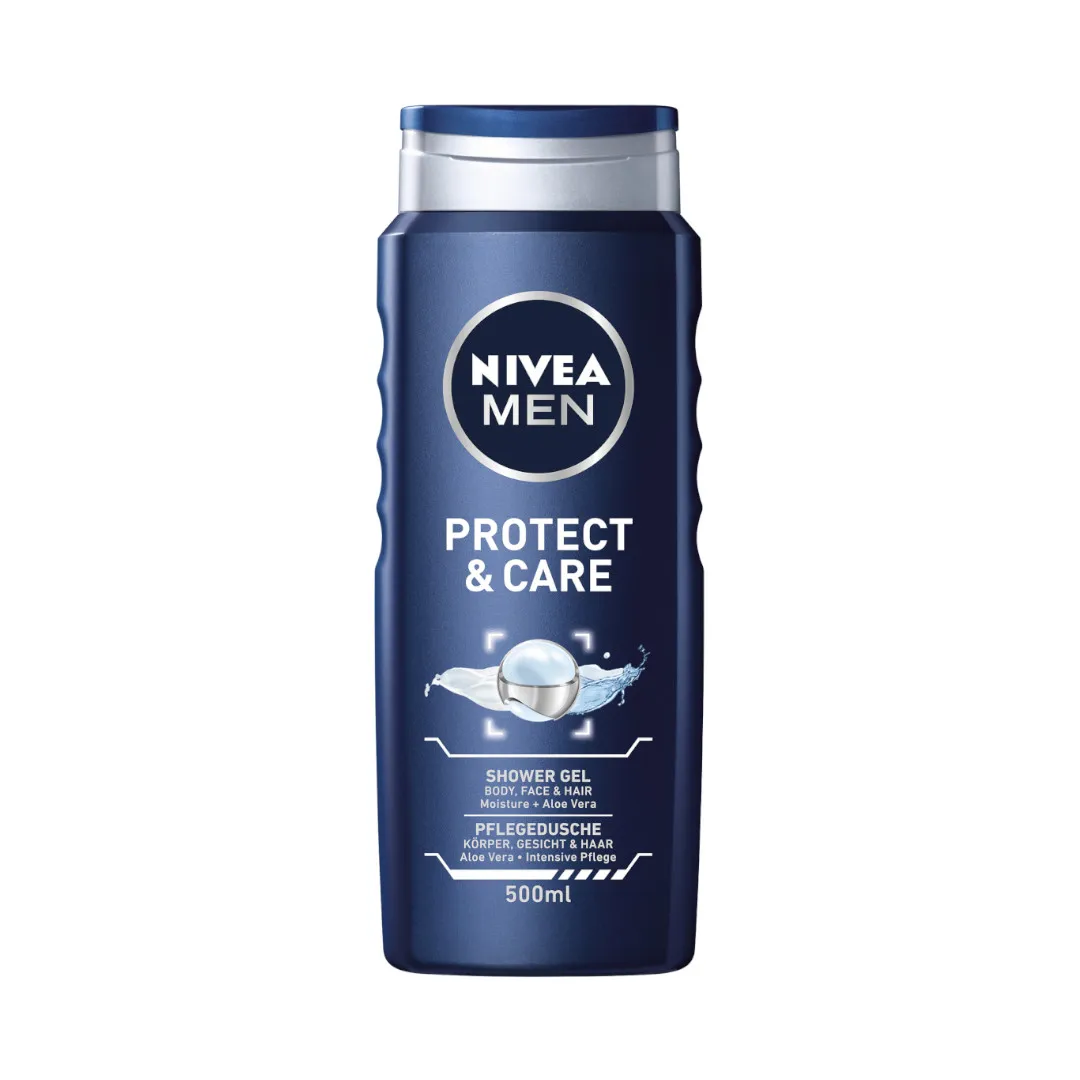 Nivea Men Protect & Care Żel pod prysznic dla mężczyzn, 500 ml