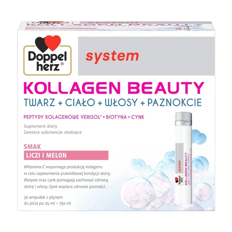 Doppelherz system Kollagen Beauty 30 ampułek po 25 ml
