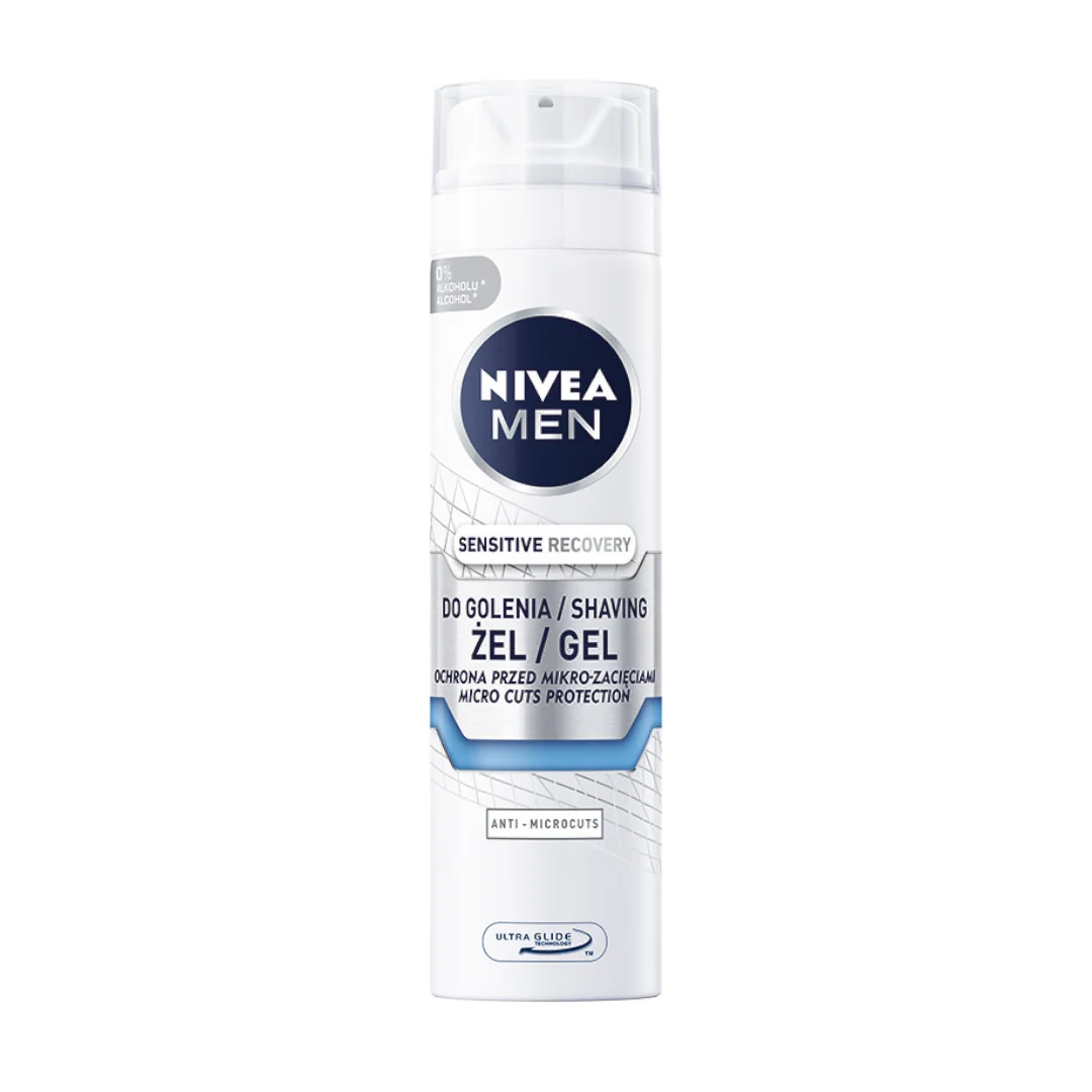 Nivea Men Sensitive regenerujący żel do golenia, 200 ml