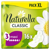 Naturella Classic Maxi Camomile podpaski ze skrzydełkami, 16 szt.
