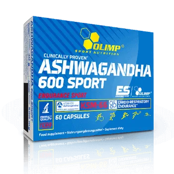 Olimp Ashwagandha 600 Sport, suplement diety, 60 kapsułek 