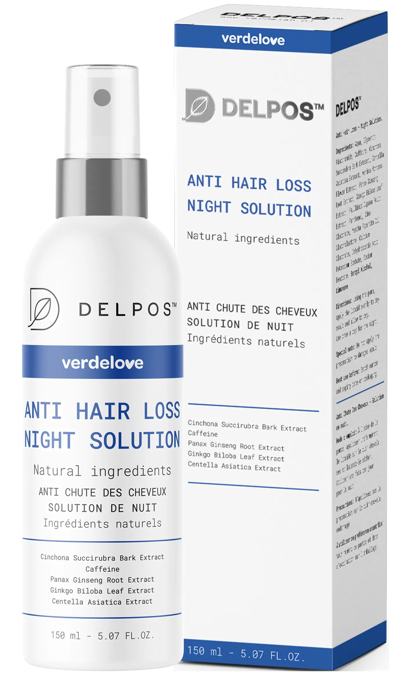 Delpos Night Solution Płyn przeciw wypadaniu włosów, 150 ml 