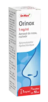 Orinox 0,1 % Dr.Max, aerozol do nosa, 10 ml