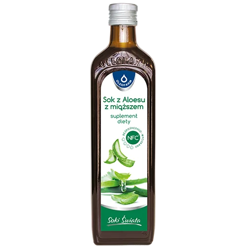 Aloevital sok z aloesu z miąższem, 500 ml