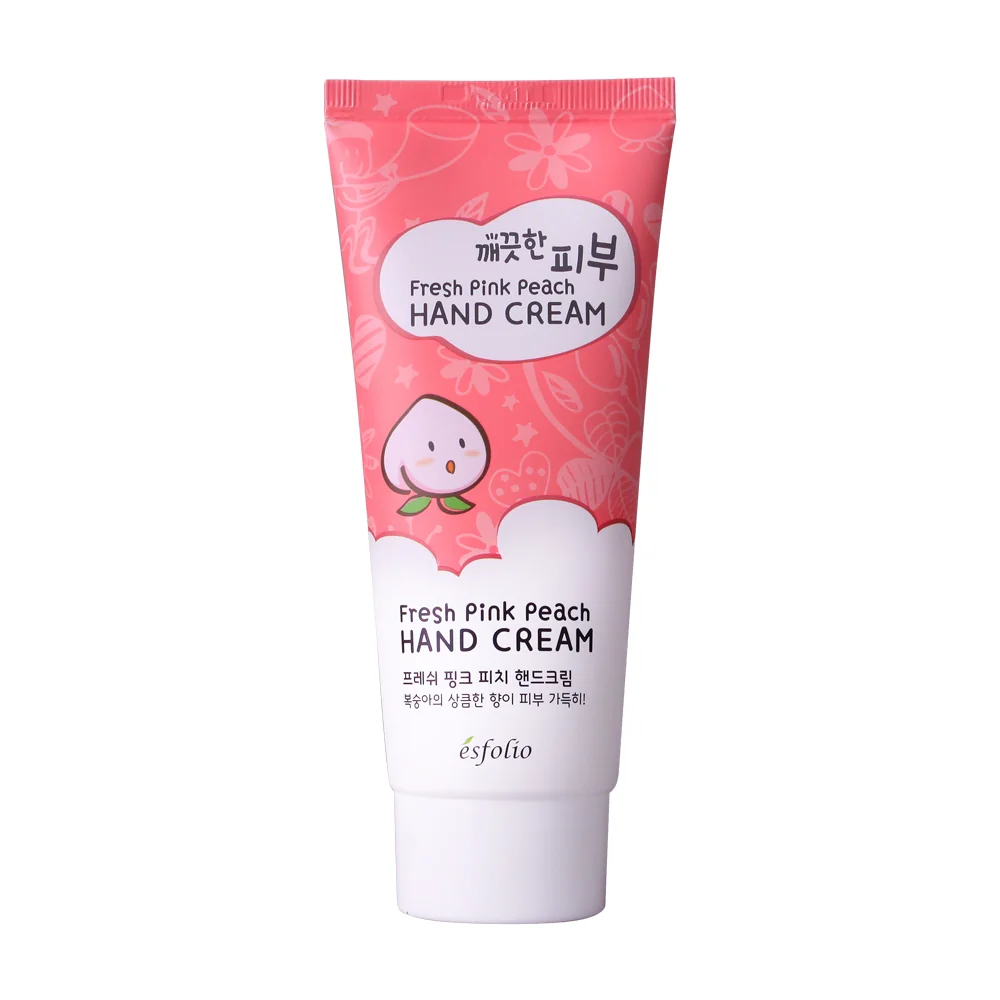 Esfolio Fresh Pink Peach odświeżający krem do rąk z ekstraktem z brzoskwini, 100 ml