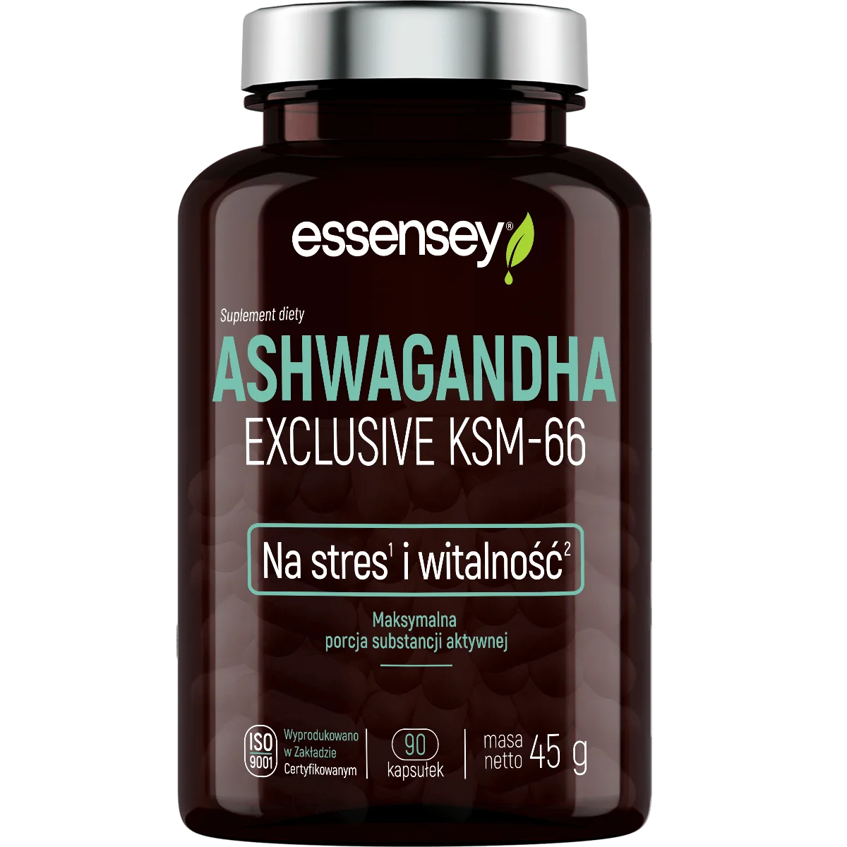 Essensey Ashwagandha Exclusive KSM-66 90 kapsułek