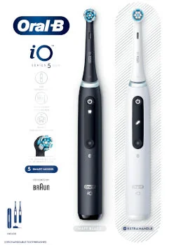 Oral-B iO Series 5 Duo Black/White szczoteczka elektryczna do zębów Oral-B iO Series 5 Duo Black/White szczoteczka elektryczna do zębów