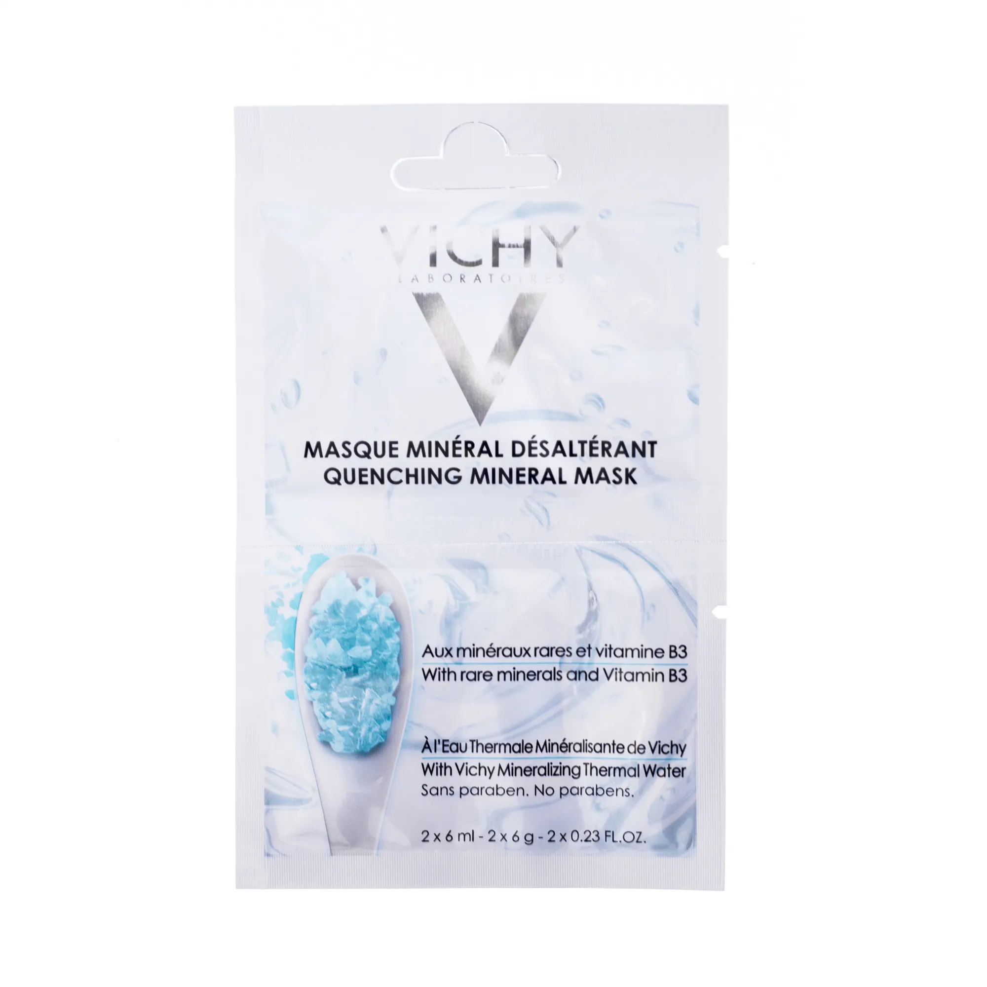 Vichy, nawilżająca maska minerałami, 2 x 6 ml