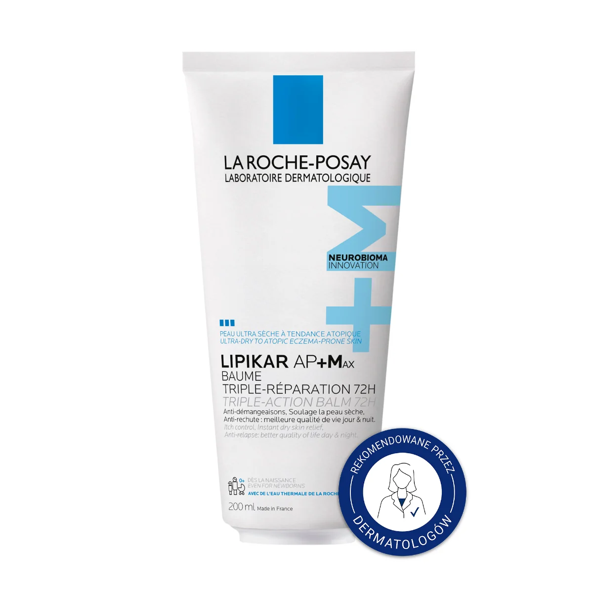 La Roche-Posay Lipikar Syndet AP+ krem myjący uzupełniający poziom lipidów, 200 ml