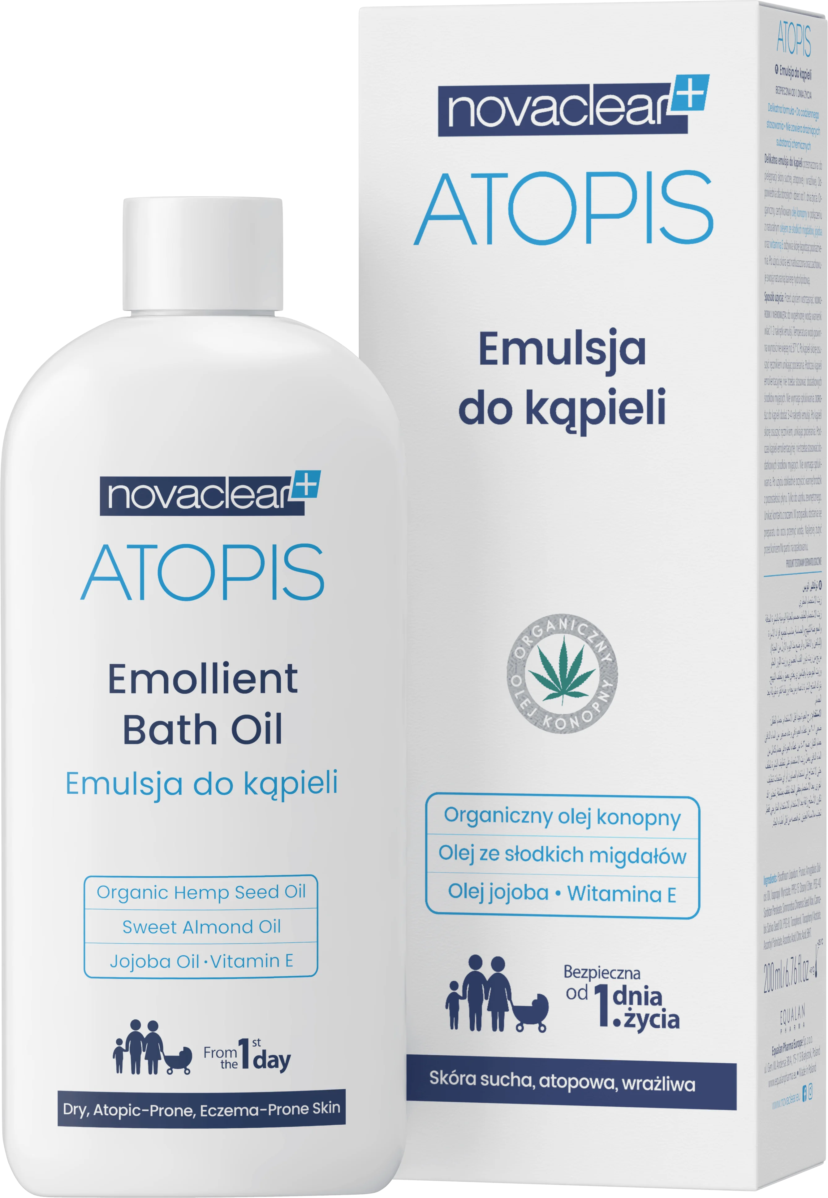 Novaclear Atopis emulsja do kąpieli, 200 ml