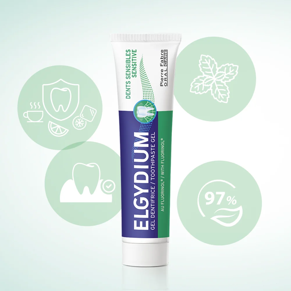 ELGYDIUM Sensitive pasta do zębów w postaci żelu, 75ml
