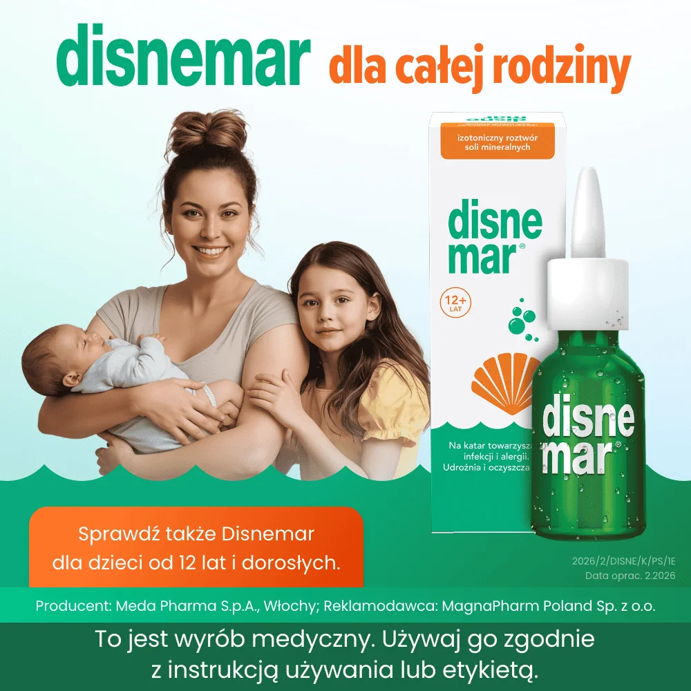 Disnemar baby woda morska dla dzieci, 25 ml