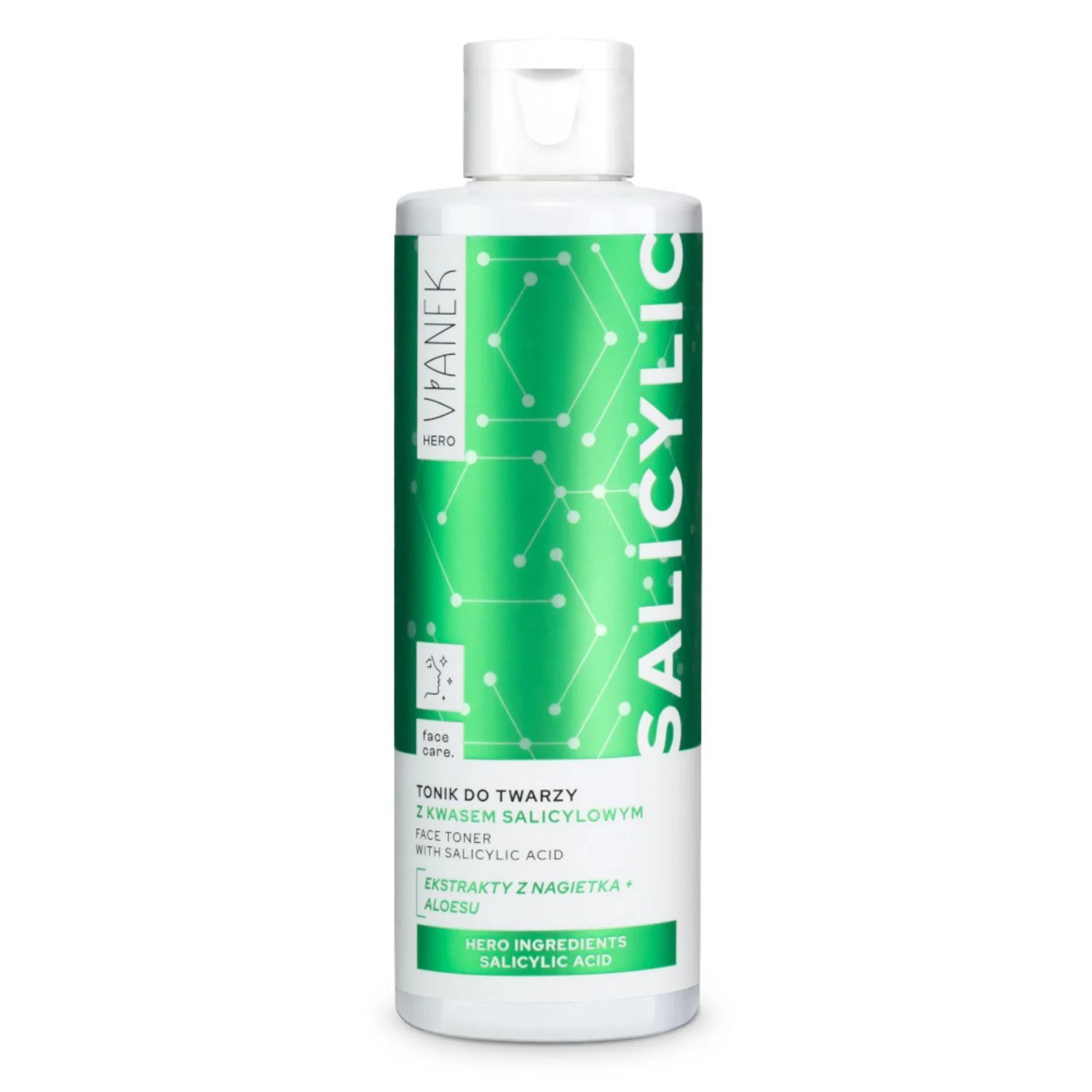 Vianek Hero Salicylic tonik do twarzy z kwasem salicylowym, 200 ml