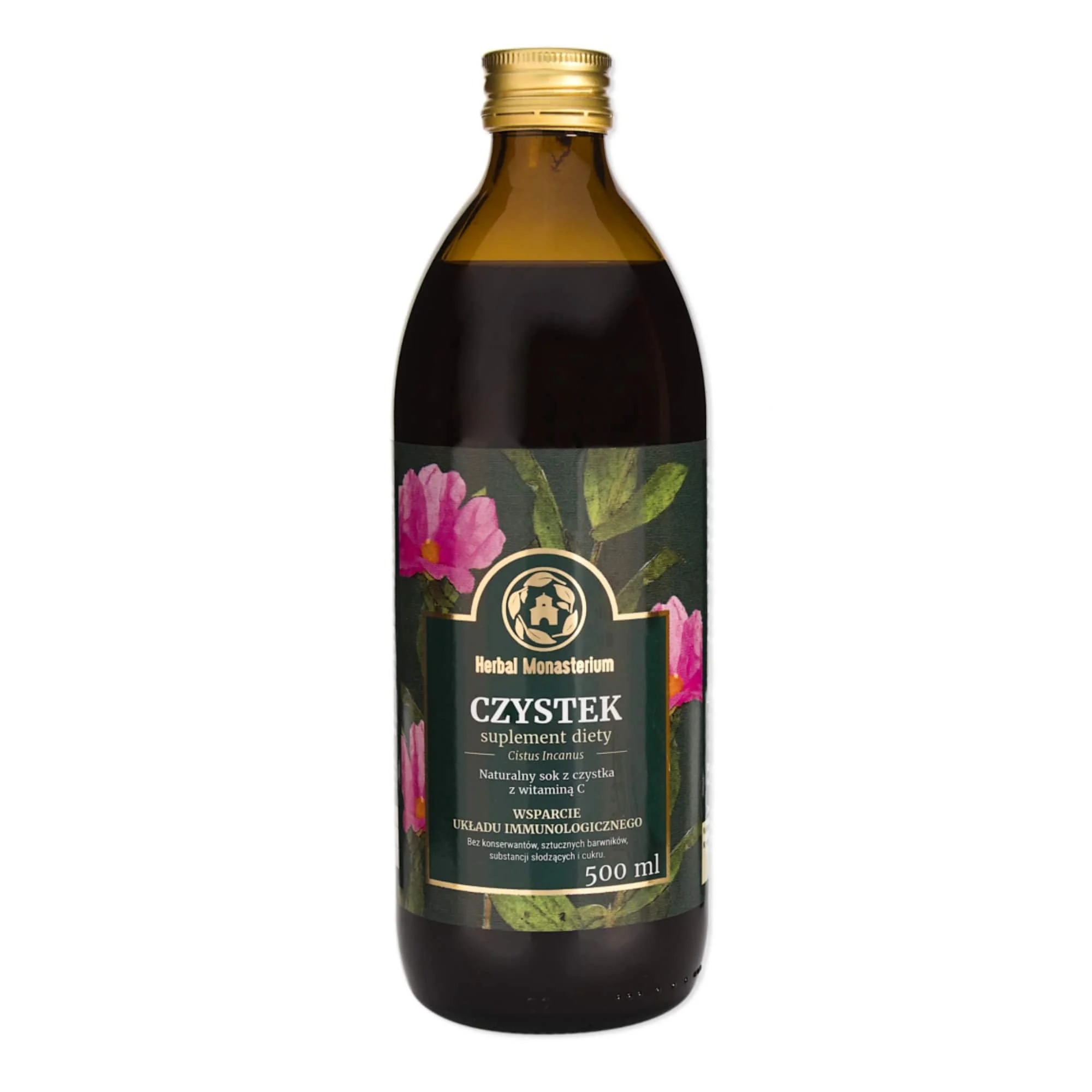 Herbal Monasterium sok z czystka, 500 ml