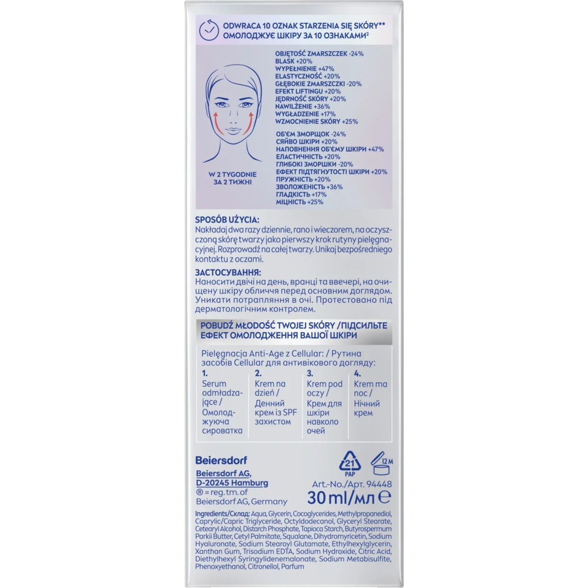 Nivea Cellular Epigenetics serum odmładzające, 30 ml