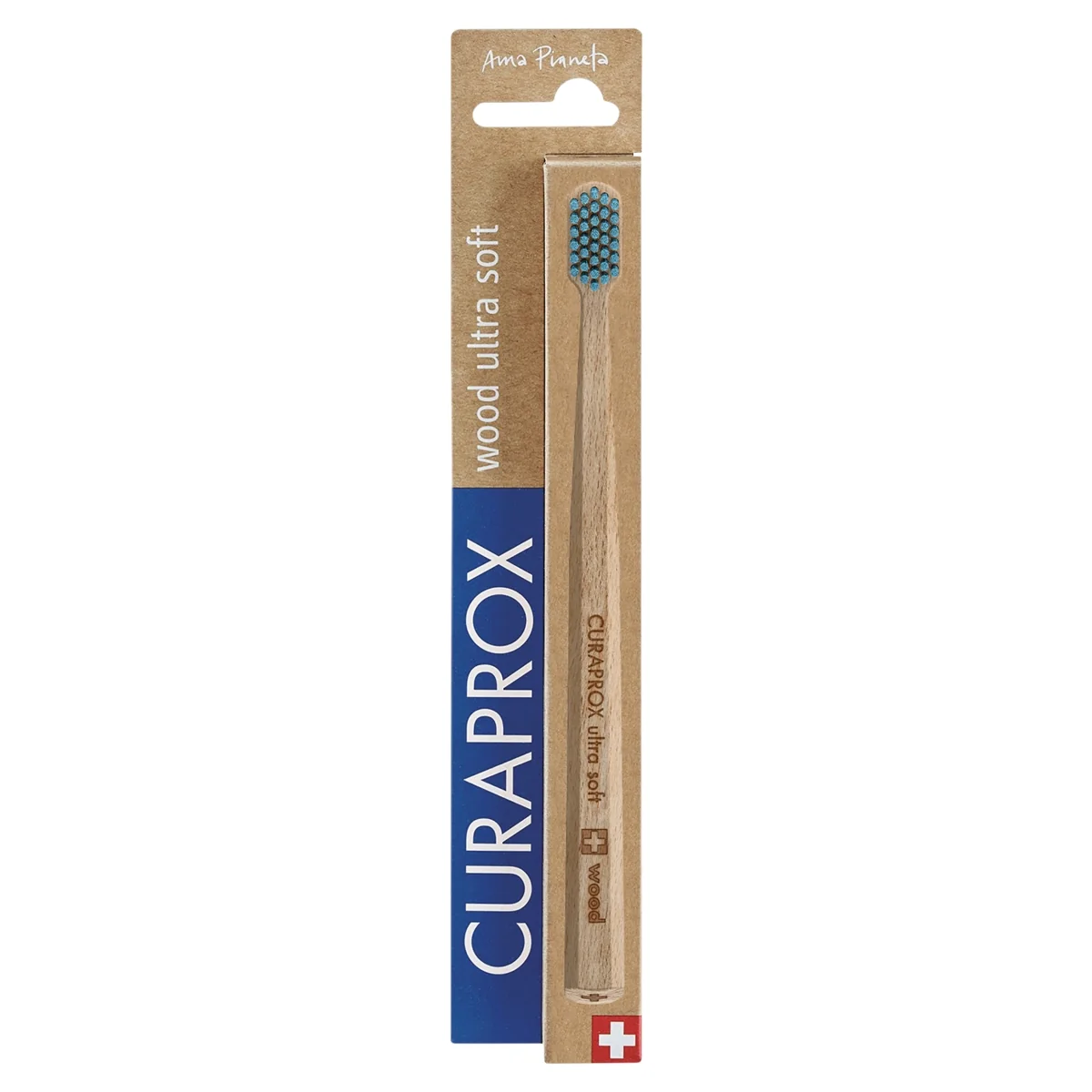 Curaprox Wood szczoteczka do zębów ultra miękka, 1 sztuka