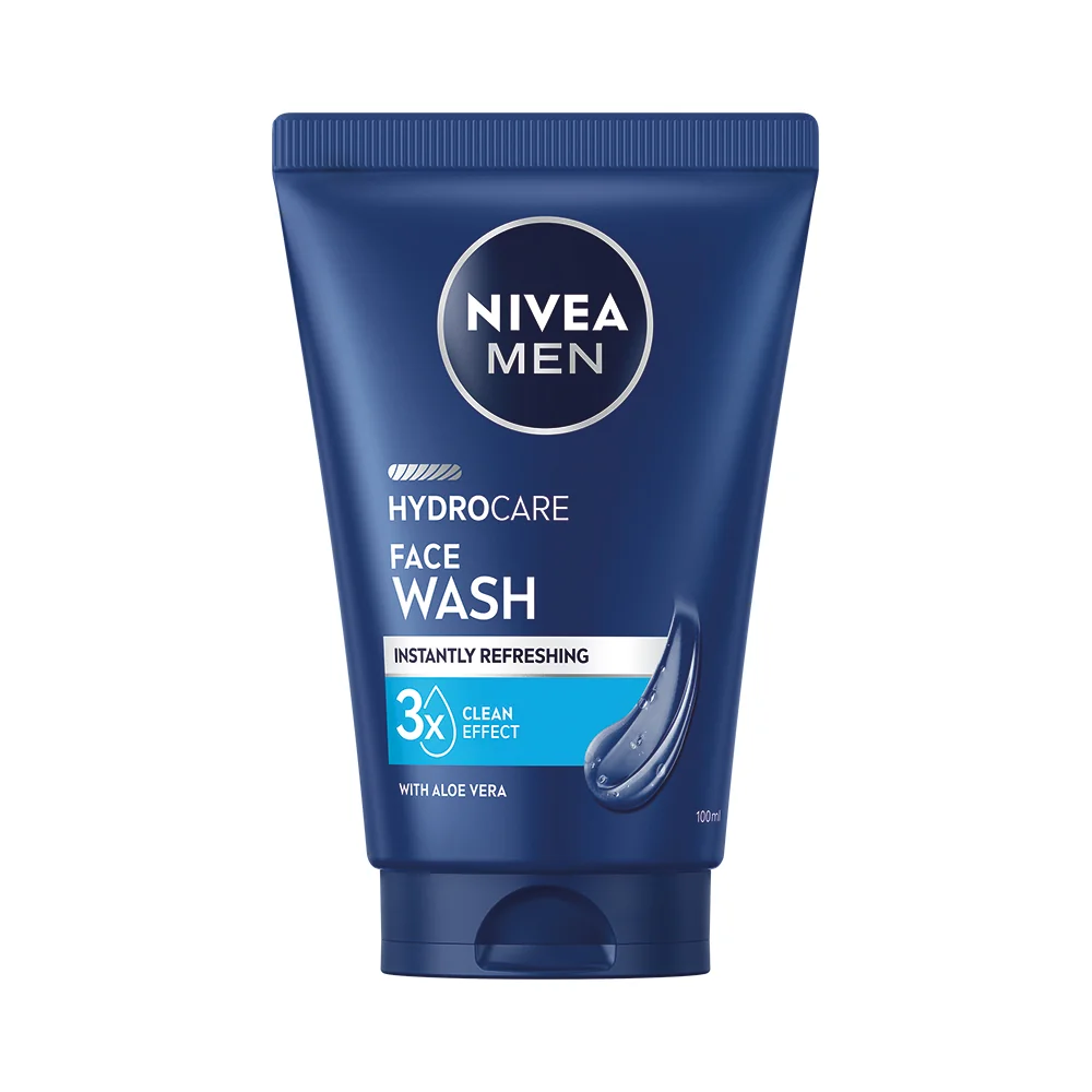 Nivea Men Hydrocare żel do mycia twarzy, 100 ml