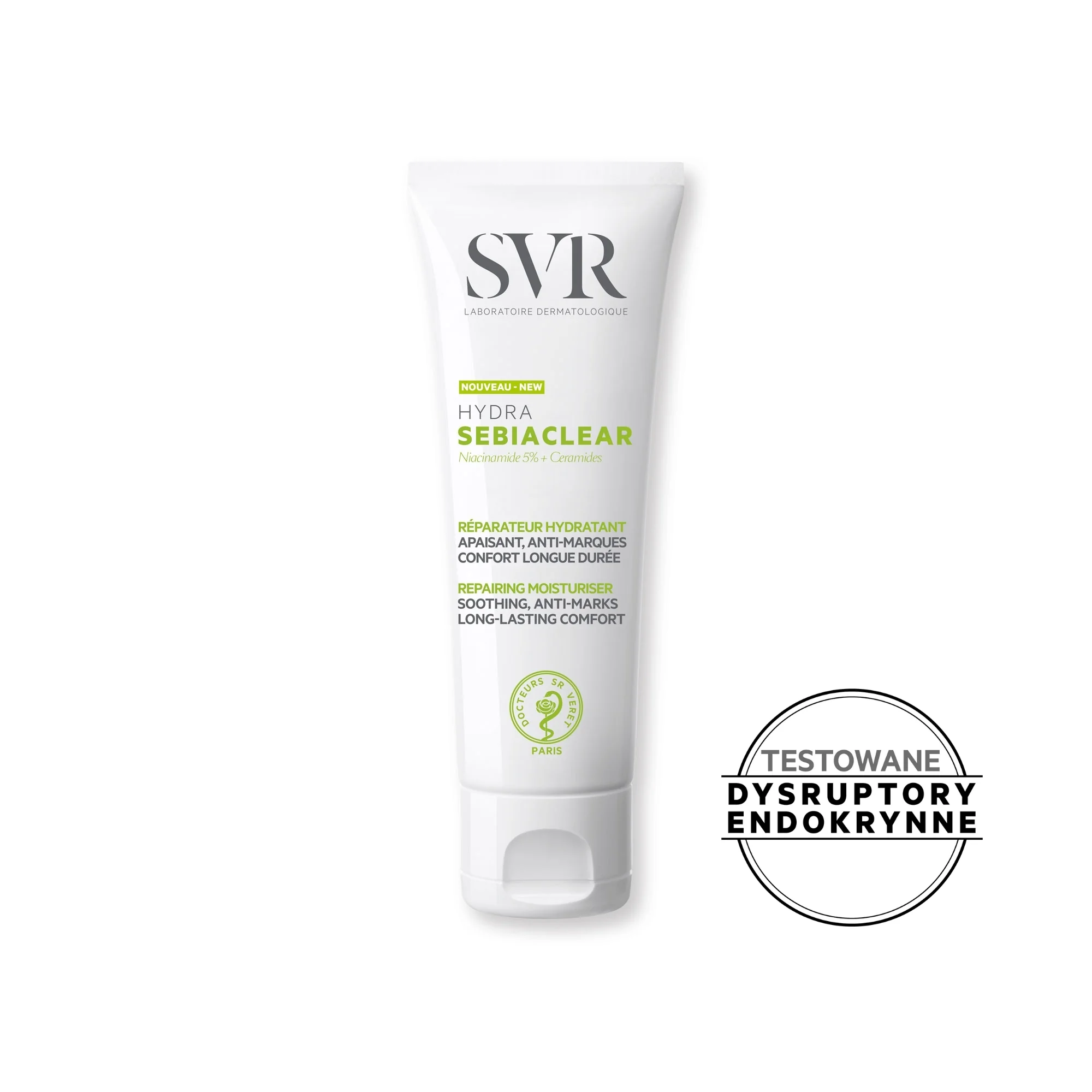 SVR SEBIACLEAR Hydra krem do twarzy nawilżająco-regenerujący, 40 ml