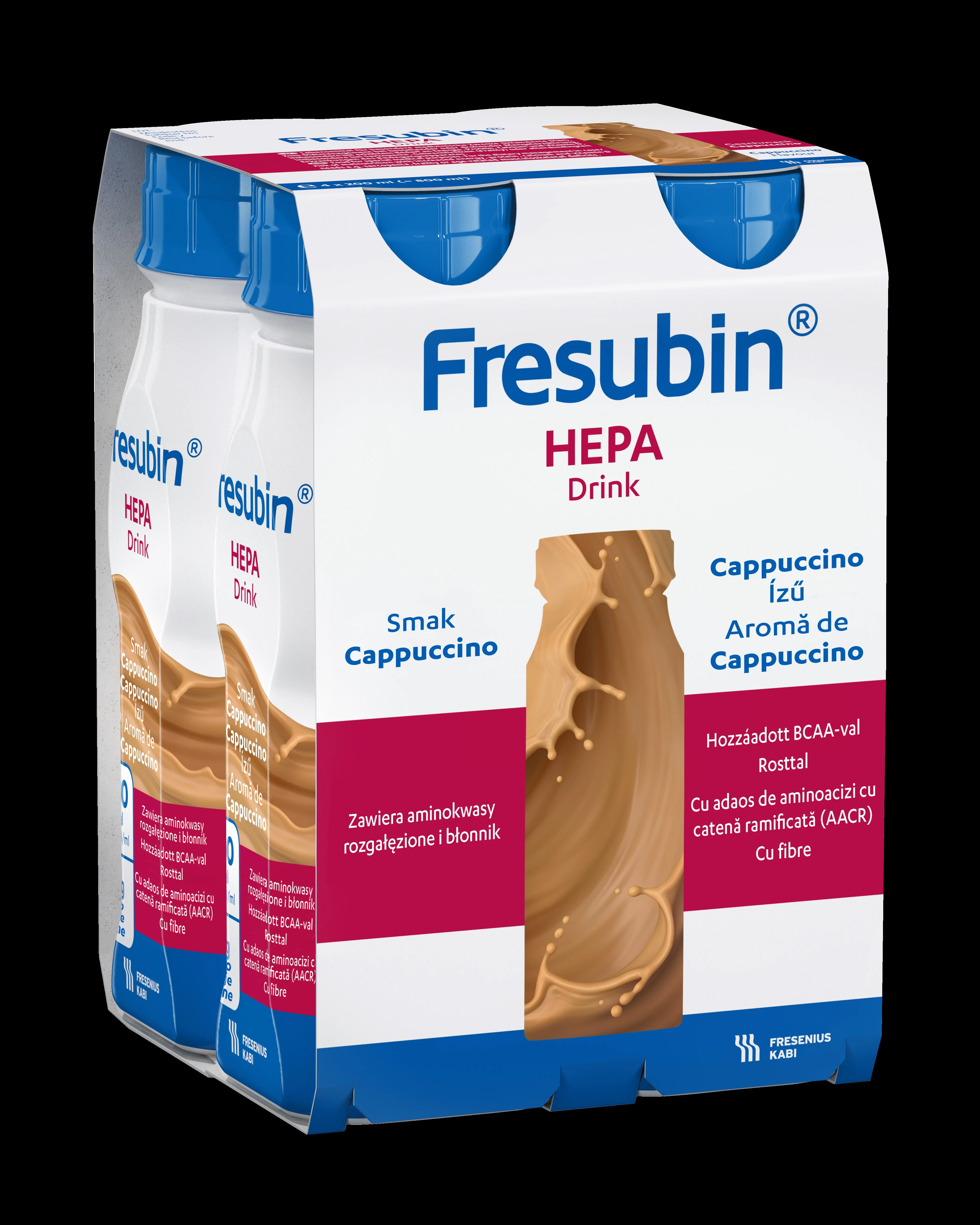 Fresubin®​​ Hepa Drink cappuccino, 4 x 200 ml