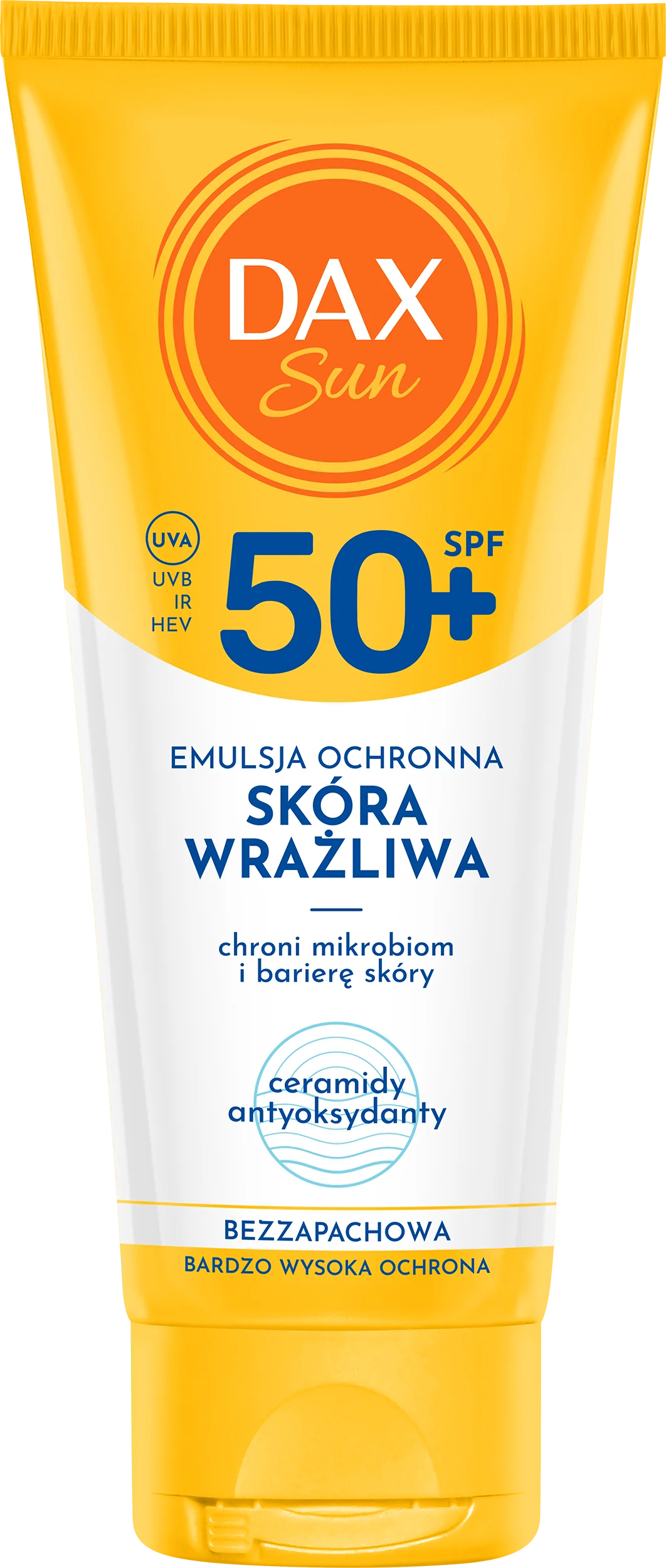 Dax Sun emulsja ochronna dla skóry wrażliwej SPF 50+, 100 ml