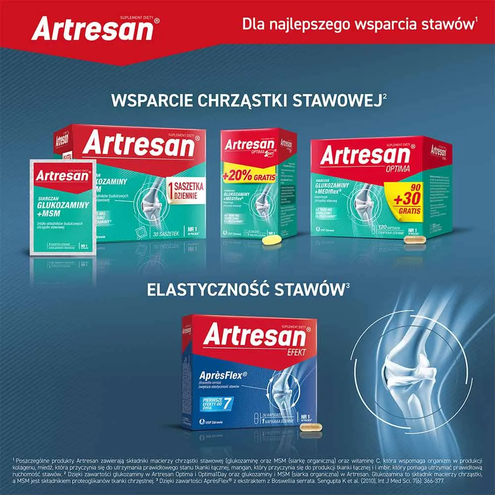 Artresan, suplement diety, 30 saszetek 