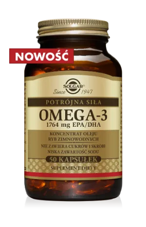 Solgar Omega 3 Potrójna Siła, suplement diety, 50 kapsułek