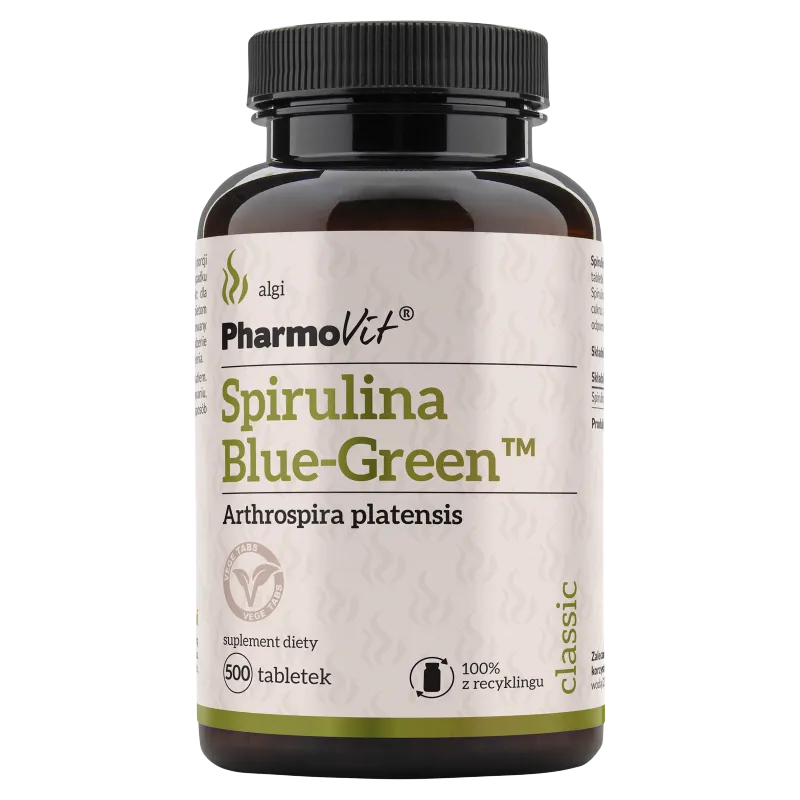 Pharmovit Spirulina, suplement diety, 500 tabletek