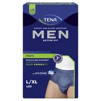 Tena Men Pants Plus, bielizna chłonna, rozmiar L/XL, 30 sztuk