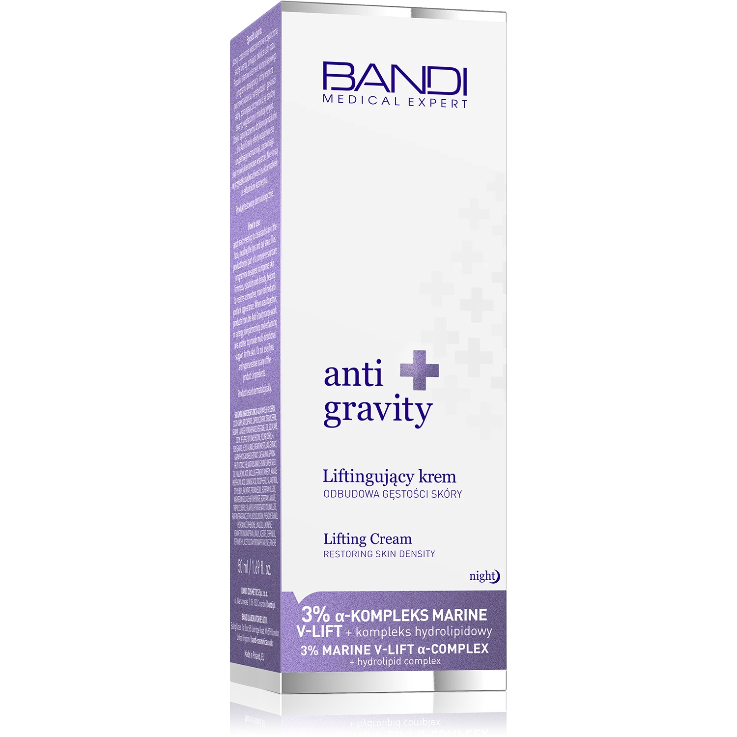 BANDI Anti Gravity liftingujący krem odbudowa gęstości skóry, 50 ml