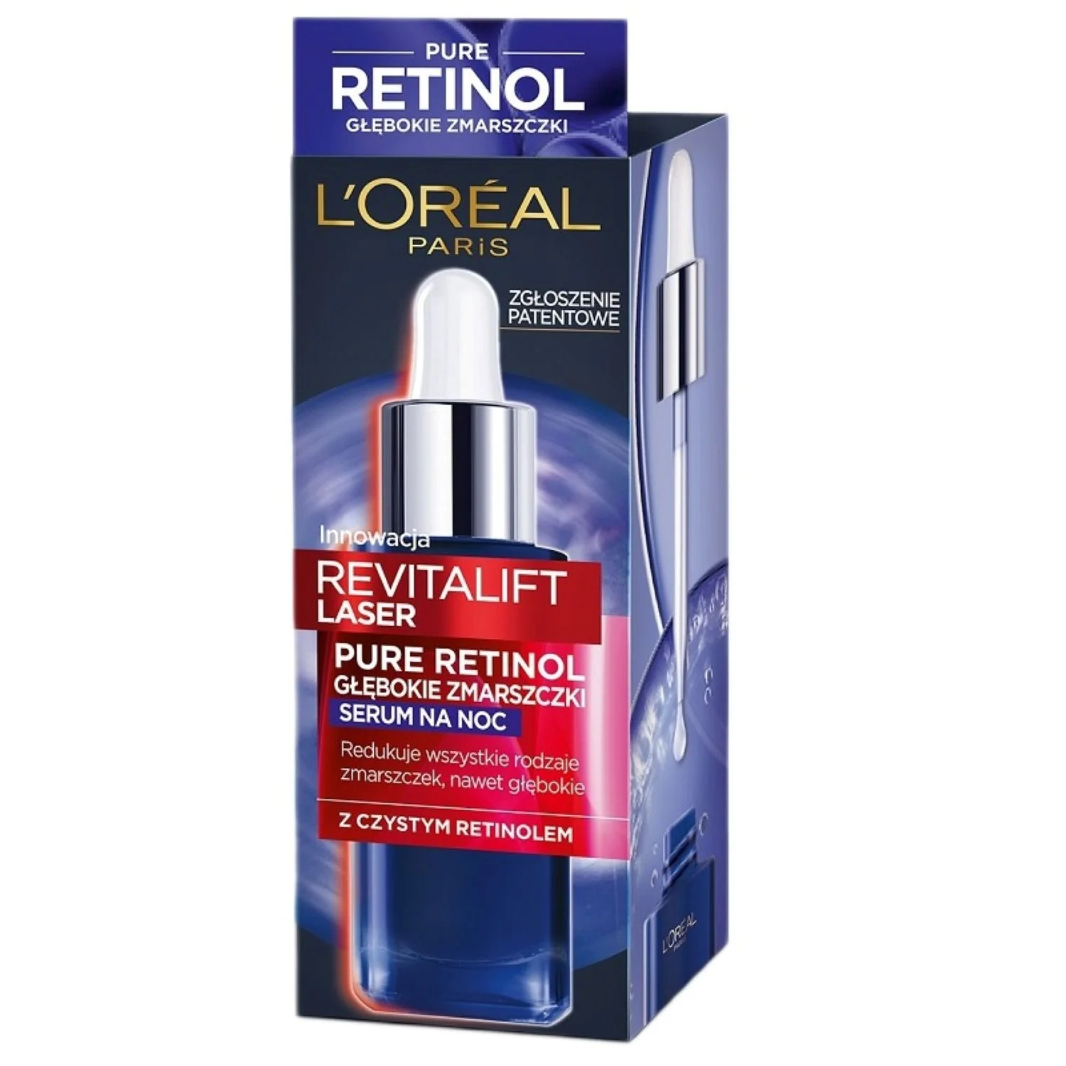 L'Oreal Paris Revitalift Laser Pure Retinol przeciwzmarszczkowe serum na noc, 30 ml