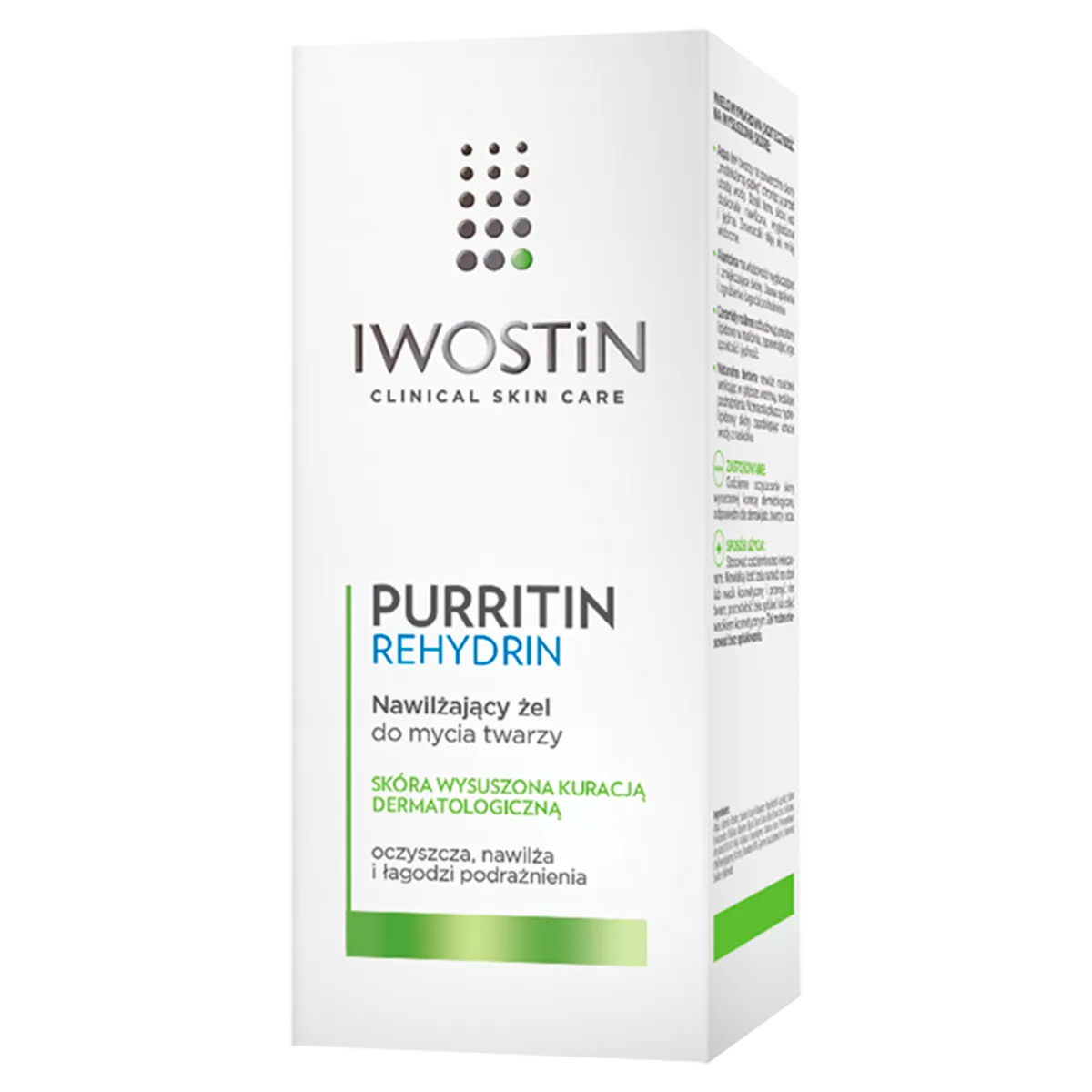 Iwostin Purritin Rehydrin nawilżający żel do mycia twarzy 150 ml 