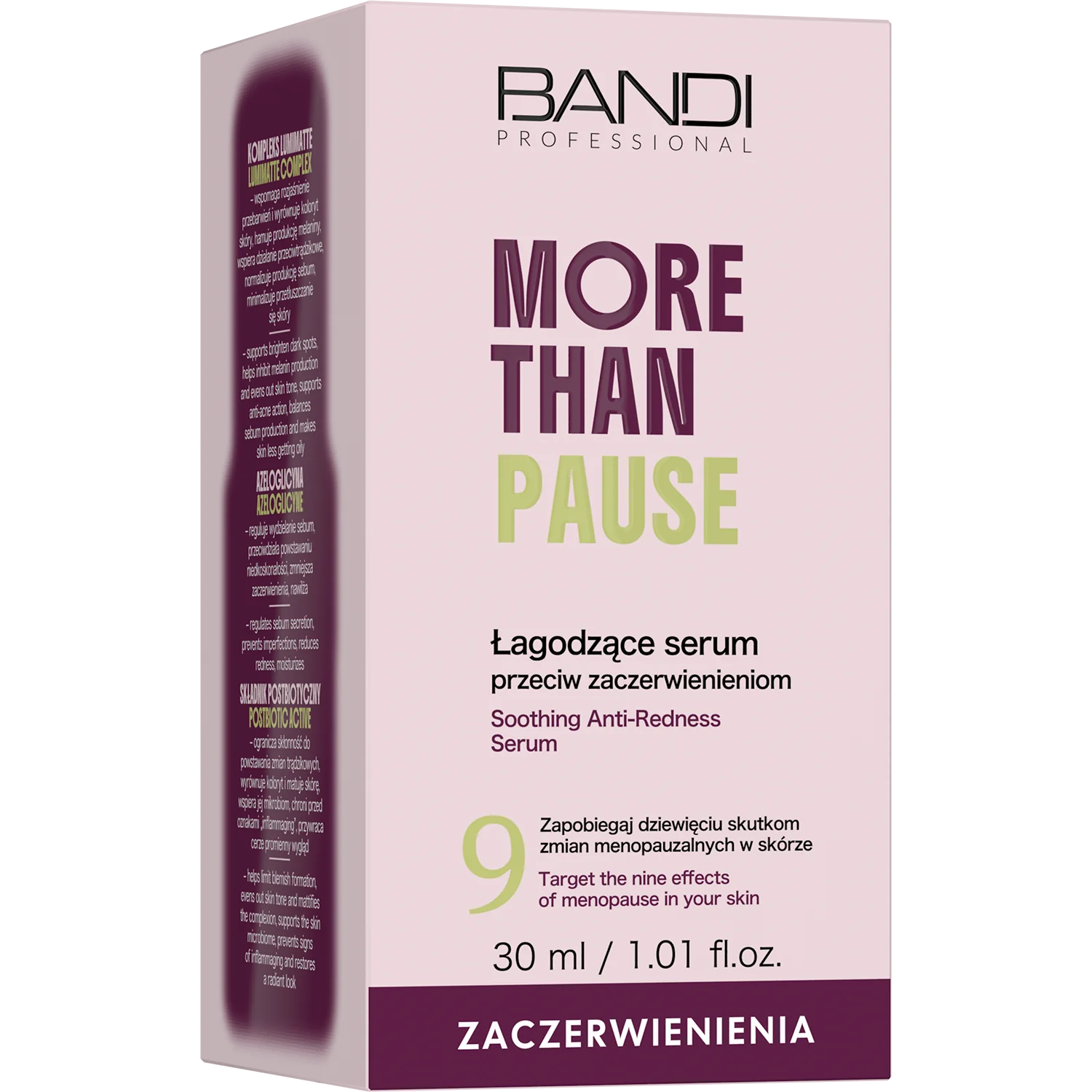 Bandi More Than Pause łagodzące serum przeciw zaczerwienieniom, 30 ml