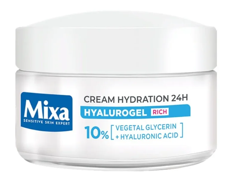 Mixa Hyalurogel nawilżający żel-krem 24h, 50 ml