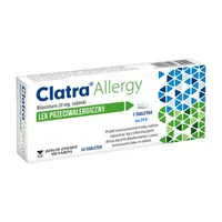 Clatra Allergy, 20 mg, 10 tabletek