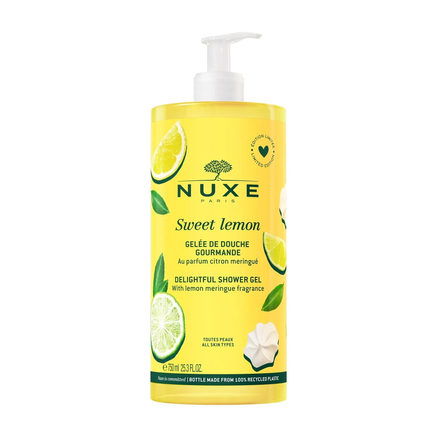 Nuxe Sweet Lemon żel pod prysznic, 750 ml