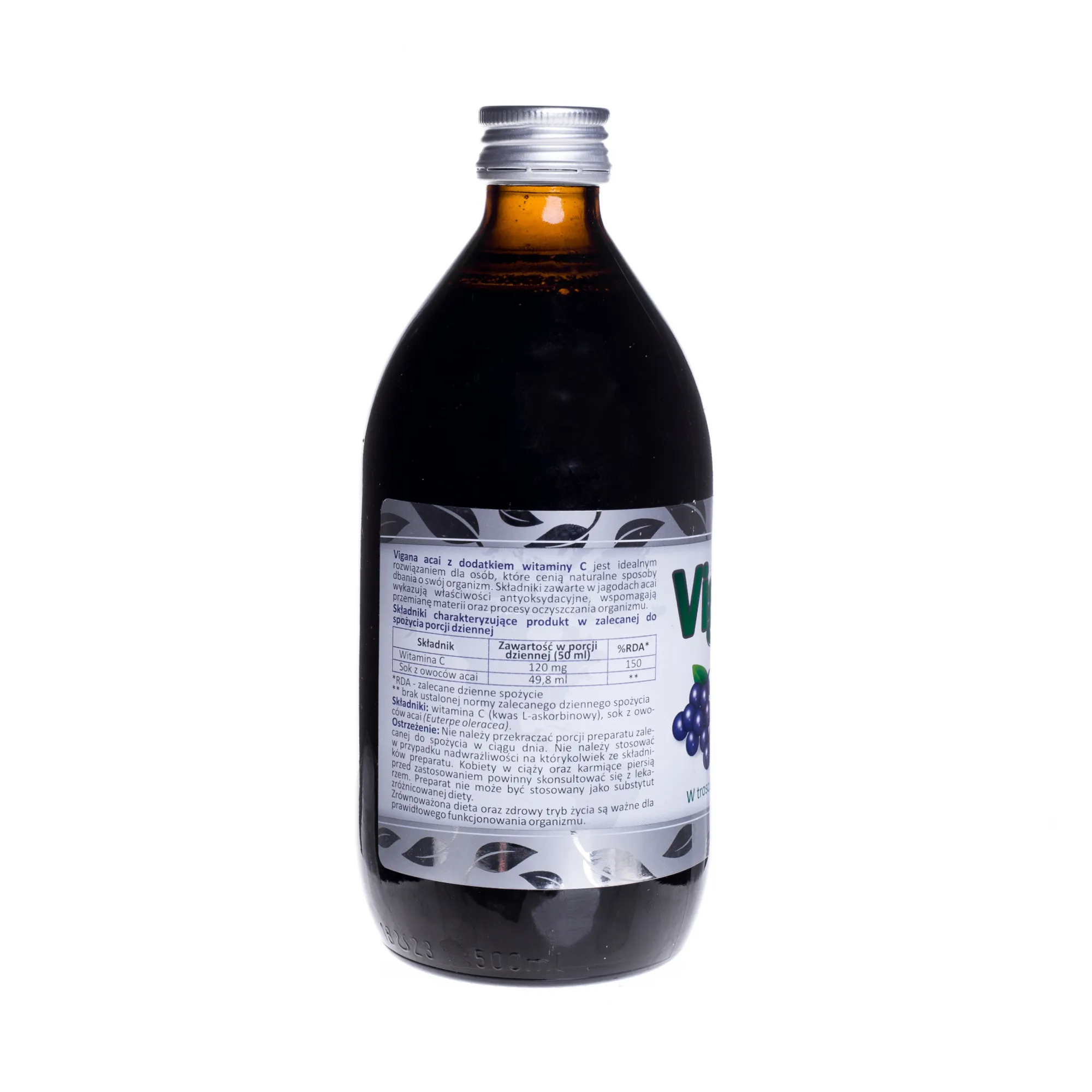 Sok Vigana acai, suplement diety, 500 ml 